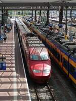 Eurostar HochgeschwindigkeitTriebzug TGV PBA 4538 Gleis 13 Rotterdam Centraal Station 04-07-2024.
