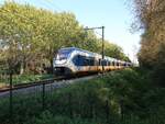 NS Triebzug SLT-IV 2452 und 24XX bei Bahn�bergang Cronesteinpad, Leiden 05-10-2025.