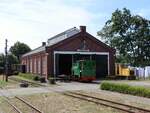 Dampflokschuppen Museum Nationaal Smalspoor Stoomtrein Katwijk Leiden.