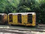 Personenwagen zum Transport von Bergleuten im Bergwerk.