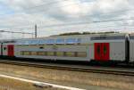 NMBS Intercitywagen Type M6 mit Nummer 50 88 16-72 076-9 Louviere Sud, Belgien 23-06-2012.