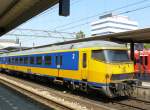 Bpmbdzf7 Steuerwagen Baurt ICR mit Nummer 61 84 82-70 014-2 Baujahr 1981. Spoor 1 Dordrecht 12-06-2015. 

ICR Bpmbdzf7 stuurstandrijtuig (ex-ICR BKD) met nummer 61 84 82-70 014-2 bouwjaar 1981. Spoor 1 Dordrecht 12-06-2015.

