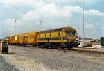 Am 3 April 1996 steht NMBS/SNCB 5939 mit ein Bauzug bei Saint-Druont w�hrend die Bau der Belgische HSL LInie-2 Bruxelles-Midi  Li�ge-Guillemins.