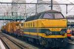 Gleisbauzug mit 6245 steht am 17 Juli 2000 in Leuven Centraal.