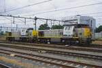 Lineas 7809 zieht Schwesterlok 7777 am 23 Juli 2026 durch Roosendaal w�hrend ein Ausbildungsfahrt zwischen Antwerpen und Roosendaal. Kurz davor waren die beide Dieselloks in umgekehrter Folge aus Antwerpen in Roosendaal eingetroffen.