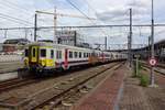 SNCB 626 verlässt am 23 Mai 2019 Charleroi Sud.