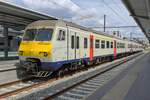NMBS BREAK 395 steht am 21 Mai 2026 in Hasselt als Regionalzug nach Antwerpen Centraal.
