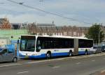 GVBA Mercedes Citaro Bus Nummer 325 Prins Hendrikkade Amsterdam 12-07-2010.