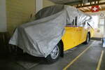 (280'249) - Solr&Fontana, Ilanz - Nr. 5 - Saurer/R&J am 10. September 2025 in Disentis, Garage Bundi (teilweise zugedeckt)
