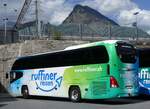 (265'746) - Ruffiner, Turtmann - VS 332'566 - Neoplan am 16. August 2024 beim Bahnhof Brig