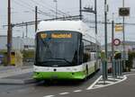 (267'619) - transN, La Chaux-de-Fonds - Nr. 169/NE 209'169 - Hess/Hess Gelenktrolleybus am 1. Oktober 2024 beim Bahnhof Marin-pagnier