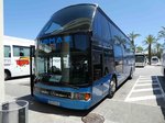 MB Ayats Olimpo 8 vom COMAS wartet auf ankommende Flugg�ste am Airport Palma / Mallorca im Juni 2016 