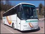 VDL Bova Futura von Allmendinger aus Deutschland im Stadthafen Sassnitz.