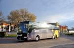 Mercedes Benz Tourismo von Hauser reisen aus der bRD am 6.4.2015 in Krems.