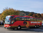 Mercedes Tourismo von Richard Petz Reisen aus der BRD in Krems gesehen.