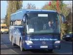 Mercedes Travego von Becker-Strelitz Reisen aus Deutschland in Bergen.