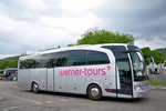 Mercedes Travego von Werner Tours aus der BRD in Krems gesehen.