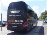 Neoplan Starliner von Steidl Reisen aus Deutschland im Stadthafen Sassnitz.