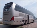 Neoplan Starliner von Univers aus Deutschland im Stadthafen Sassnitz.