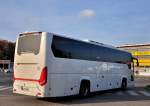 Scania Touring-Higer aus der CZ am 12.10.2014 in Krems.