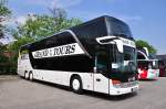 Setra 431 DT von Grand Tours aus Ungarn am 13.5.2015 in Krems.