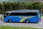 Setra 411 HD von Konjevic Reisen aus der BRD am 14.5.2015 in der Nhe von Krems gesehen.