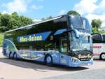 Setra 531 DT von Elbus-Reise naus Deutschland im Stadthafen Sassnitz.