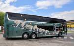 Van Hool von Tieber Busreisen + Reisebro aus der Steiermark/sterreich am 12.Juli 2014 in Krems gesehen.