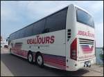 Volvo 9700 von Ideal Tours aus Deutschland im Stadthafen Sassnitz.