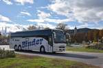 Volvo 9700 von Binder Reisen aus �sterreich 10/2017 in Krems.