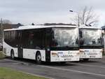 Setra 415 LE Business und Setra 418 LE Business der VVR in Sassnitz.