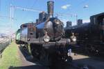 Dampfbahn Bern DBB-8 steht am 18 Mai 2025 während das Bahnfest '150 Jahre Emmentalbahn' ins Depot von Konolfingen.