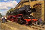 Als DR 50 3610 am Lokschuppen w�hrend des 15.
