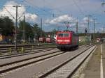 Noch ein Blick auf 181 204 im Bahnhof Singen.