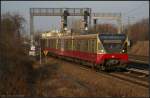 480 015-7 führt die S8 der S-Bahn Berlin nach Zeuthen (gesehen Berlin Bornholmer Straße/Nordkreuz 21.03.2011)