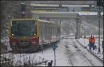  leer  und  Nordbahnhof , so stand es an den Anzeigen am Bahnsteig.