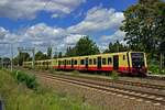 Auf den meisten Linien, die ber den Berliner S-Bahn-Ring fahren sind die neuen Fahrzeuge der Baureihen 483 und 484 unterwegs.