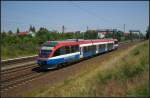 VT 643.04 / 643 361 der Prignitzer Eisenbahn am 18.06.2012 als RB12 nach Bln.-Lichtenberg in Berlin Bornholmer Stra�e