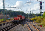 Nun nochmal einen Nachschuss auf den Zugverband, die 185 263-1 (91 80 6185 263-1 D-DB) der DB Cargo Deutschland AG f�hrt mit dem Leipziger Kranzug der DB InfraGO Netz Notfalltechnik am 14 Oktober 2026