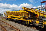 Plasser & Theurer Material-, Förder- und Siloeinheiten MFS 38 (teilweise auch BSW 2000 - Bunker-Schüttgut-Wagen genannt) der HERING Bahnbau, Burbach, Nr.