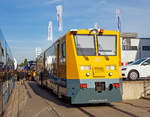  LINSINGER Schienenfräszug SF02T-FS präsentiert auf der InnoTrans 2018 in Berlin (18.09.2018).