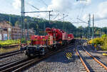Zum guten Schluss der sechste Wagen war dann der vierachsige Gegenlastwagen f�r KRC 1200 (BR 786) 99 80 9377 002-7 D-DBMP (786 002) eingereiht in den Leipziger Kranzug am 14 Oktober 2026 in