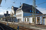   Der Bahnhof Marburg an der Lahn am 13.08.2014