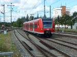 Der Pendel-TW 426 012 kommt am 31.7.13 in Singen an.