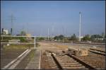 Neue Gleisf�hrung (gesehen Berlin Sch�nefeld Flughafen 03.10.2010)