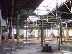 Leerger�umt und verlassen die Hallen wo einst Loks standen