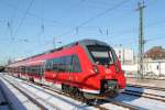 442 721-7 auf Ausbildung und Belehrungsfahrten zwischen Rostock und Gstrow am 30.01.2012 im Rostocker Hbf.