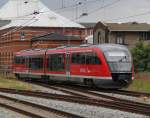 642 052 als S3 von Rostock-Seehafen/Nord nach Rostock Hbf bei der Einfahrt im Rostocker Hbf.13.07.2012