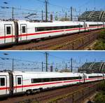   Bild 3:  Als ICE 610 von Mnchen Hbf nach Dortmund Hbf, verlsst der zwlfteilige (Konfiguration K3s) ICE4 Triebzug (Tz) 9004 (93 80 5812 004-0 D-DB ff.) am 21.04.2019 den Hauptbahnhof Kln.