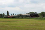 PRESS 86 333 - Sonderfahrt im nassen Dreieck auf der EVB-Strecke Zeven - Tostedt, aufgenommen am 26.05.2019 in Tiste.